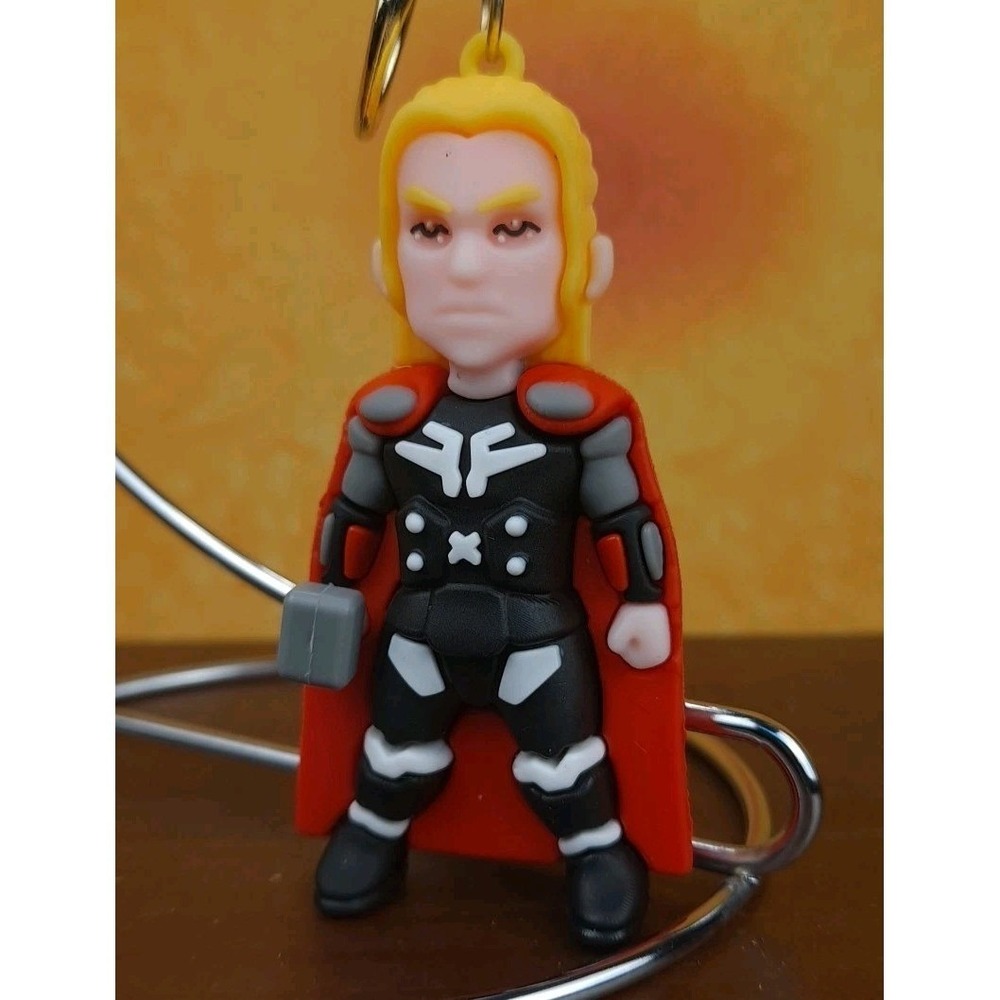 Avengers Marvel Thor 3D PVC Keychain Backpack Clip New 8" Tall